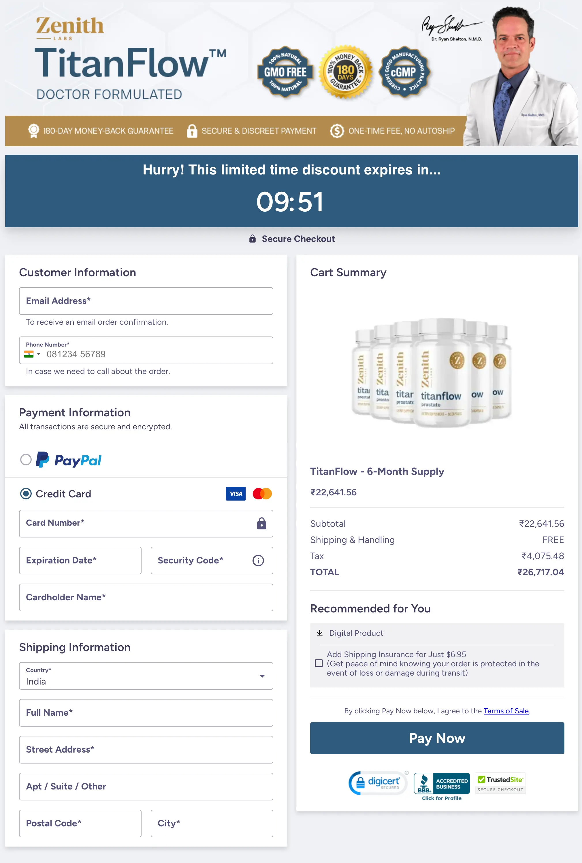 TitanFlow™ Add to Cart - Secure Checkout