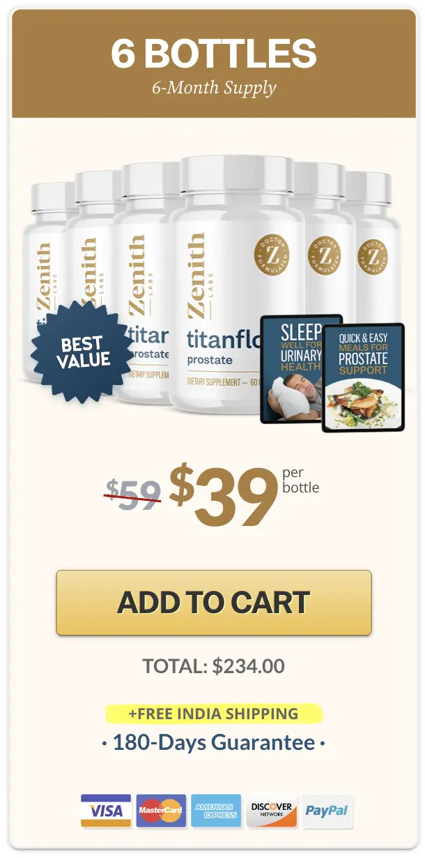 Order Six Bottles of TitanFlow™