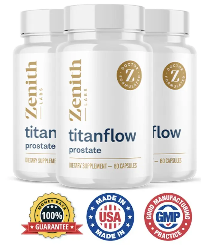 TitanFlow™ Supplement Bottle